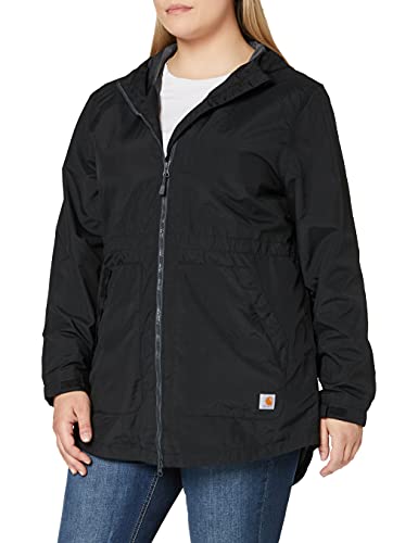 Carhartt Damen Rain Defender® Relaxed Fit, leichter Mantel, Schwarz, S von Carhartt