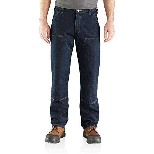 Carhartt Herren Rugged Flex® Relaxed Fit Arbeitsjeans mit verstärkter Vorderseite, Erie, W34/L32 von Carhartt