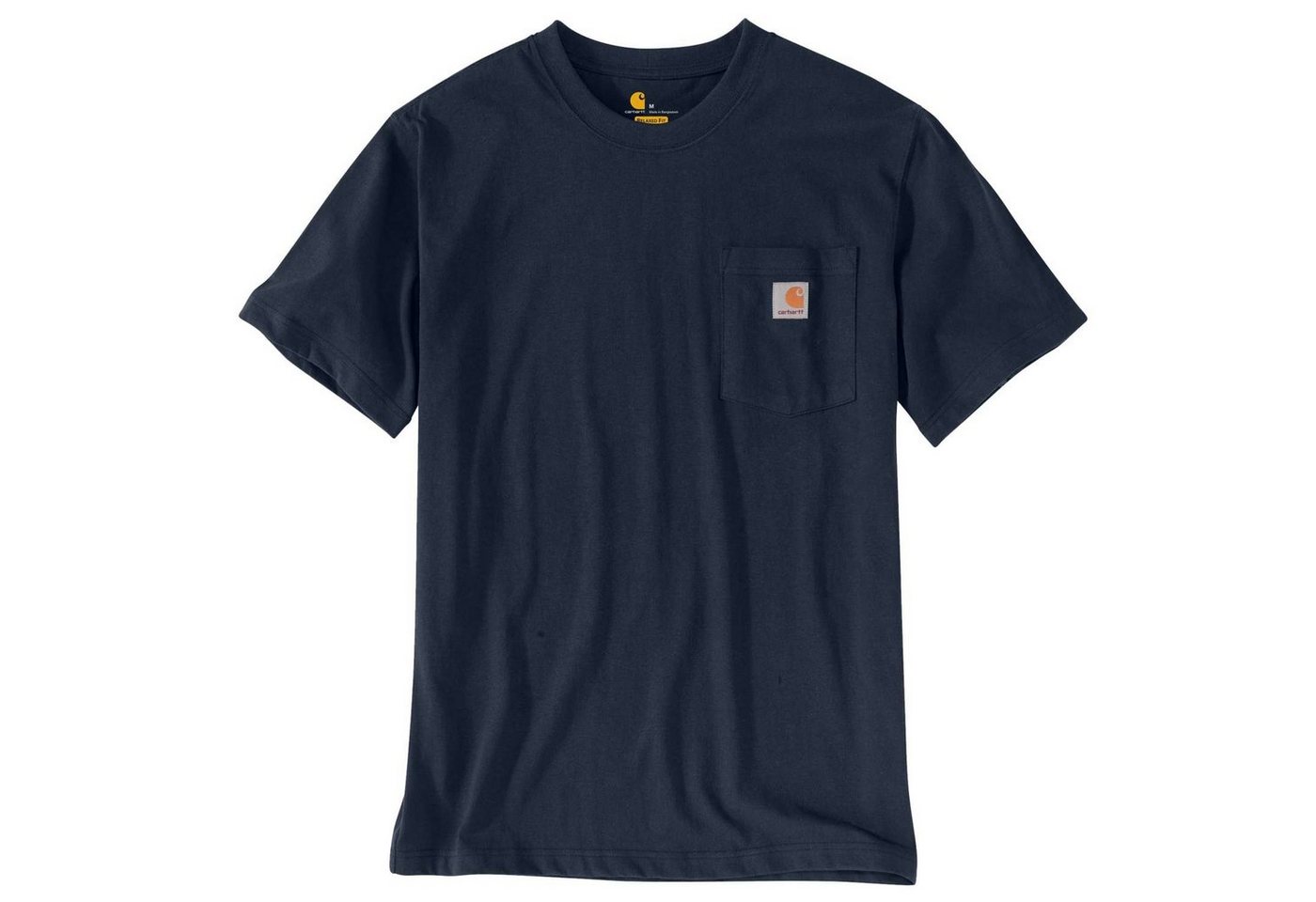 Carhartt Rundhalsshirt Carhartt K87 POCKET S/S T-SHIRT 103296 (1-tlg) Brusttasche mit Logo von Carhartt