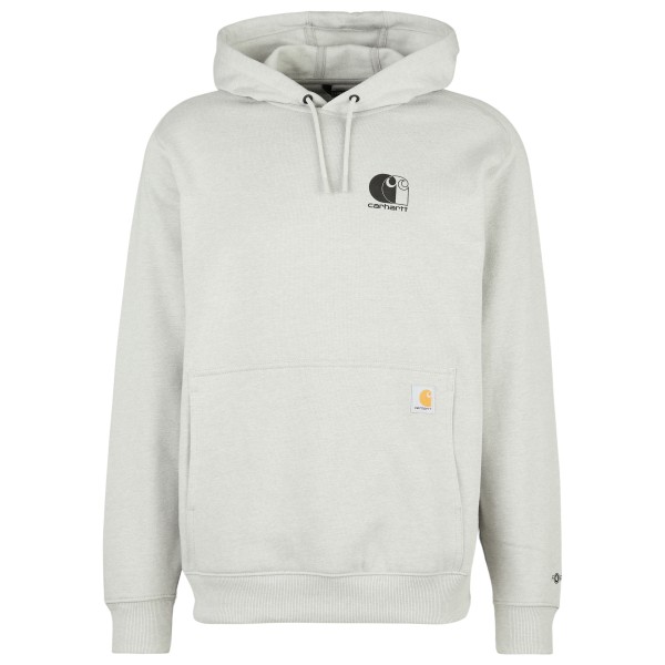 Carhartt - Signature Logo Sweatshirt - Hoodie Gr M grau von Carhartt
