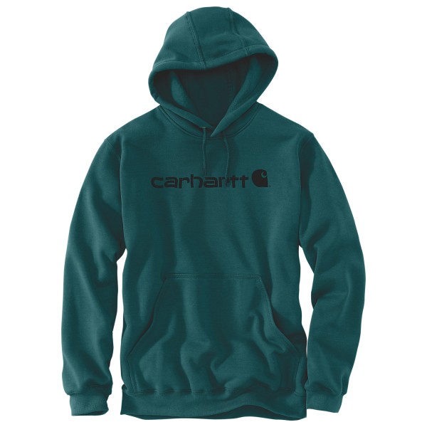Carhartt - Signature Logo Sweatshirt - Hoodie Gr XL blau von Carhartt