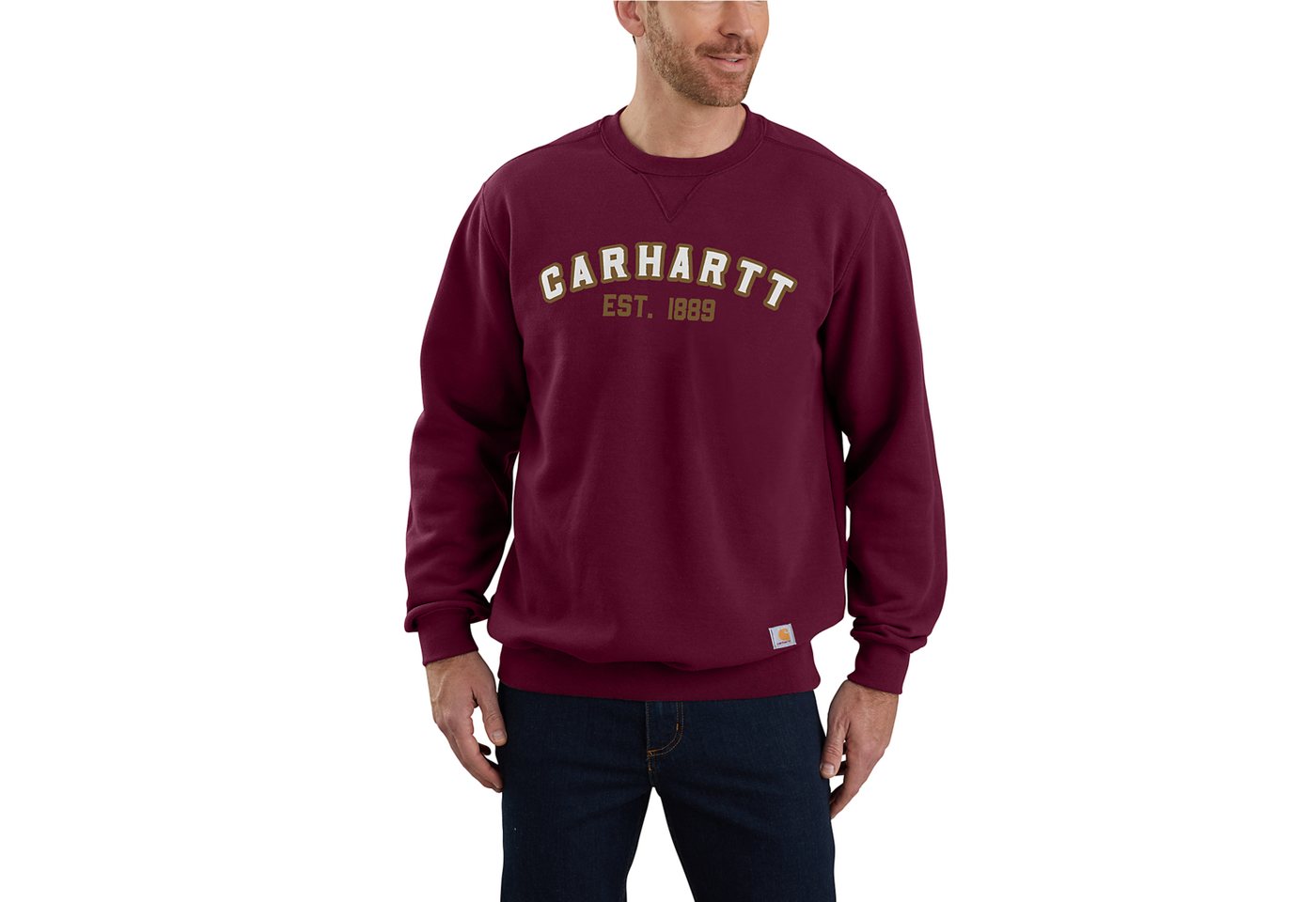 Carhartt Sweatshirt Crewneck, Port von Carhartt