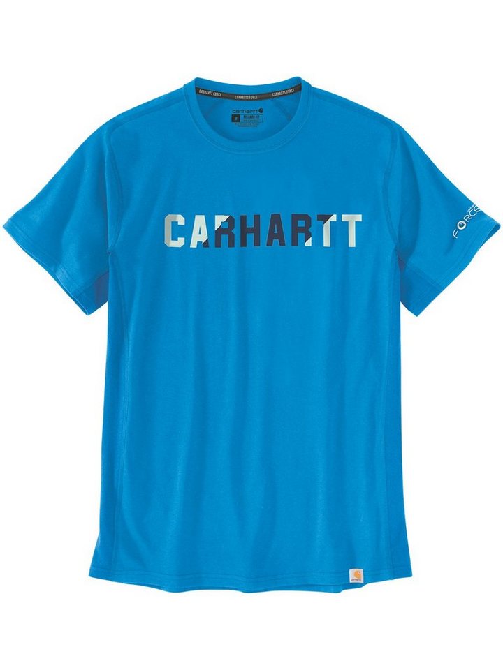 Carhartt T-Shirt Carhartt Logo T-Shirt hellblau von Carhartt