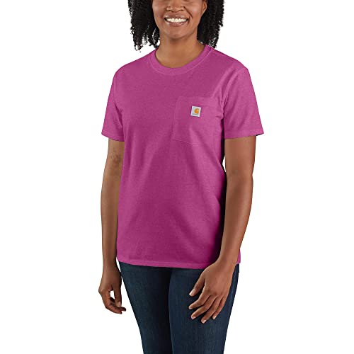 Carhartt T-Shirt Für Damen, Farbe: Magenta Agate Größe: L von Carhartt