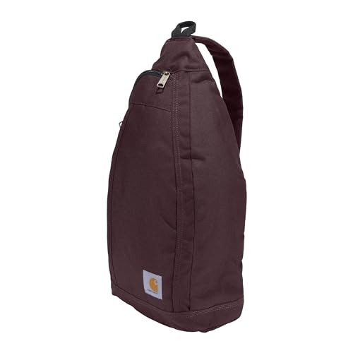 Carhartt Uni-Erwachsene Strapazierfähige Schultertasche, Seitlicher Schnalle, Tablet-hülle und Verstellbarem Riemen Sling, Crossbody-Rucksack (Port), One Size von Carhartt