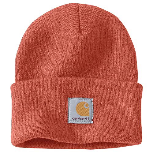 Carhartt, Herren, Strickmütze mit Umschlag, Terracotta, OS von Carhartt