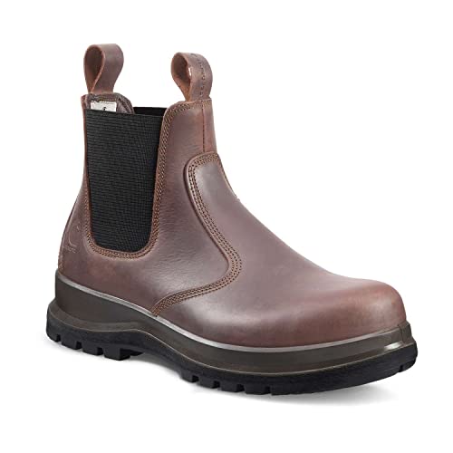 Carhartt Herren Carter Rugged Flex® S3-Chelsea-Sicherheitsstiefel, Dunkelbraun, 44 von Carhartt