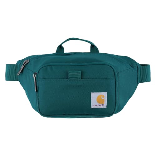 Carhartt Unisex Klassische, Verstellbare Schultertasche, Langlebig, 600 Denier, Wasserabweisend, Hüfttasche, Essential Gürteltasche (Grünstein) von Carhartt