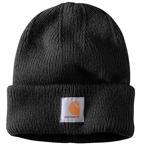 Carhartt Unisex Rib Knit Acrylic Hat Watch Hat Beanie-Mütze, Black von Carhartt