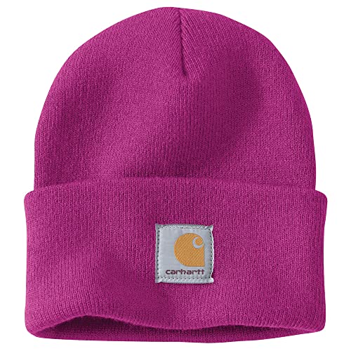 Carhartt Unisex Strickmütze Watch Hat Beanie A18, Magenta Agate, A18 von Carhartt