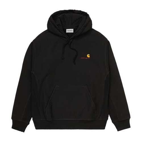 Carhartt WIP Hooded American Script Sweat (Black) von Carhartt