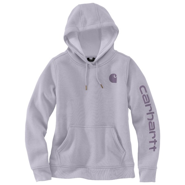 Carhartt - Women's Logo Sleeve Graphic - Hoodie Gr M lila von Carhartt