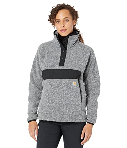 Carhartt Women's Relaxed Fit Fleece Pullover, Granite Heather, X-Small von Carhartt