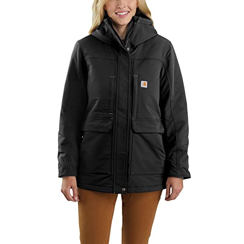 Carhartt Women's Super Dux™ Relaxed Fit Insulated Traditional Coat, BLACK, M von Carhartt