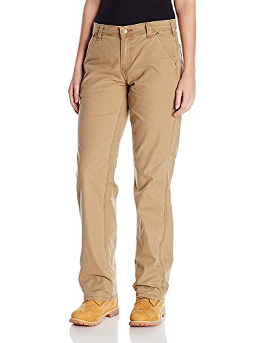 Carhartt Womens Original Fit Crawford Work Utility Pants, Yukon, 14 Reg von Carhartt