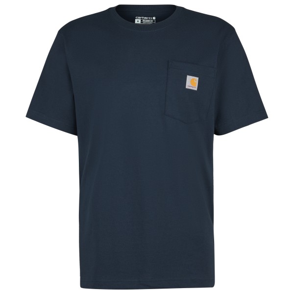 Carhartt - Workw Pocket S/S - T-Shirt Gr M blau von Carhartt
