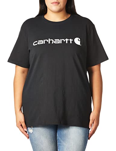 Carhartt Damen Workwear Logo T-shirt met korte mouwen T Shirts, Schwarz, XL EU von Carhartt