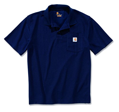 Carhartt Workwear T-Shirt Contractor´s Work Pocket Polo - Navy (L) von Carhartt