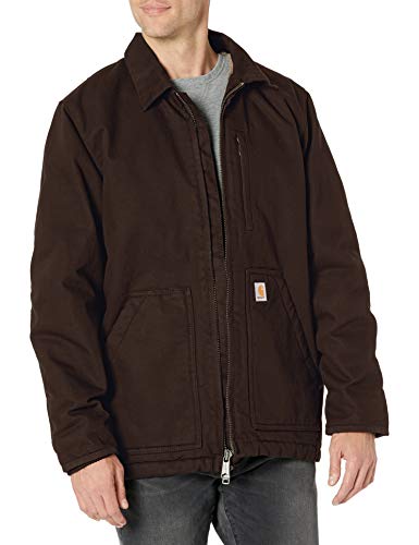 Loose Fit Washed Duck Sherpa-Lined Coat von Carhartt