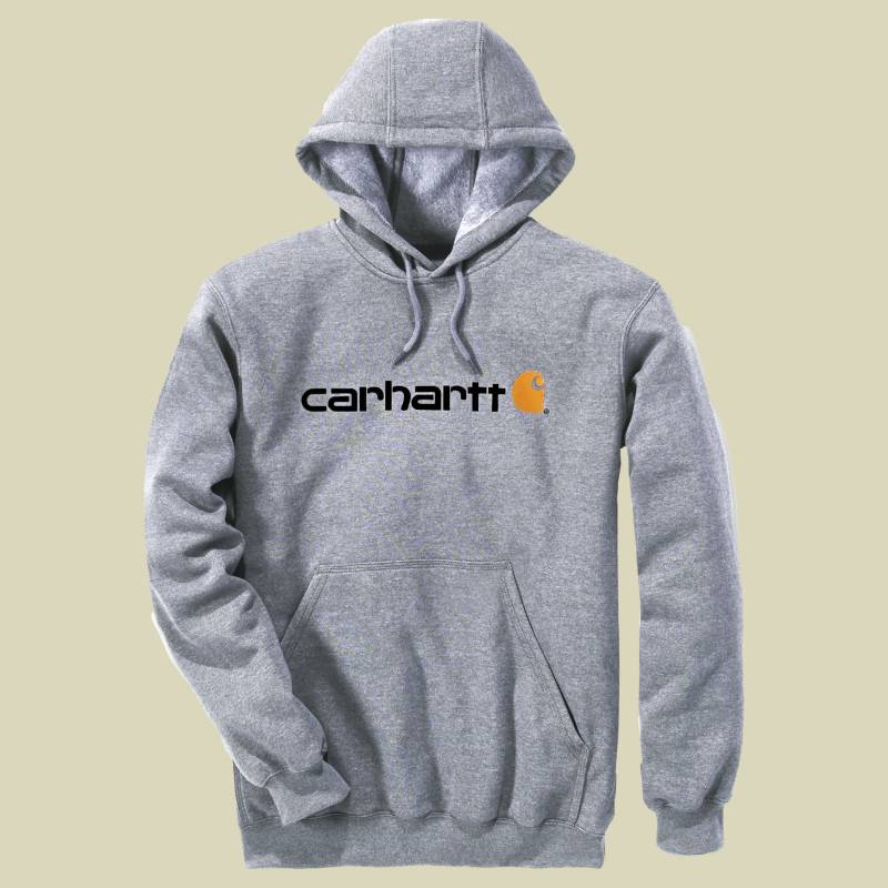 Signature Logo Sweatshirt Men S grau2 - heather grey von Carhartt
