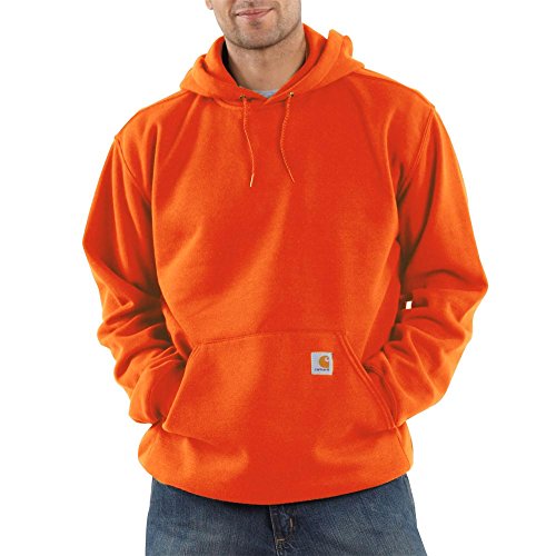 Visit the Carhartt Store Herren Midweight Hooded Sweatshirt Midweight Hooded Sweatshirt Gr. L, Orange von Carhartt