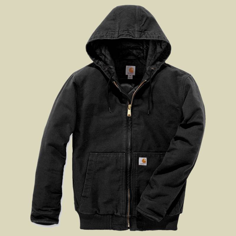 Washed Duck Insulated Active Jacket Men M schwarz - black von Carhartt
