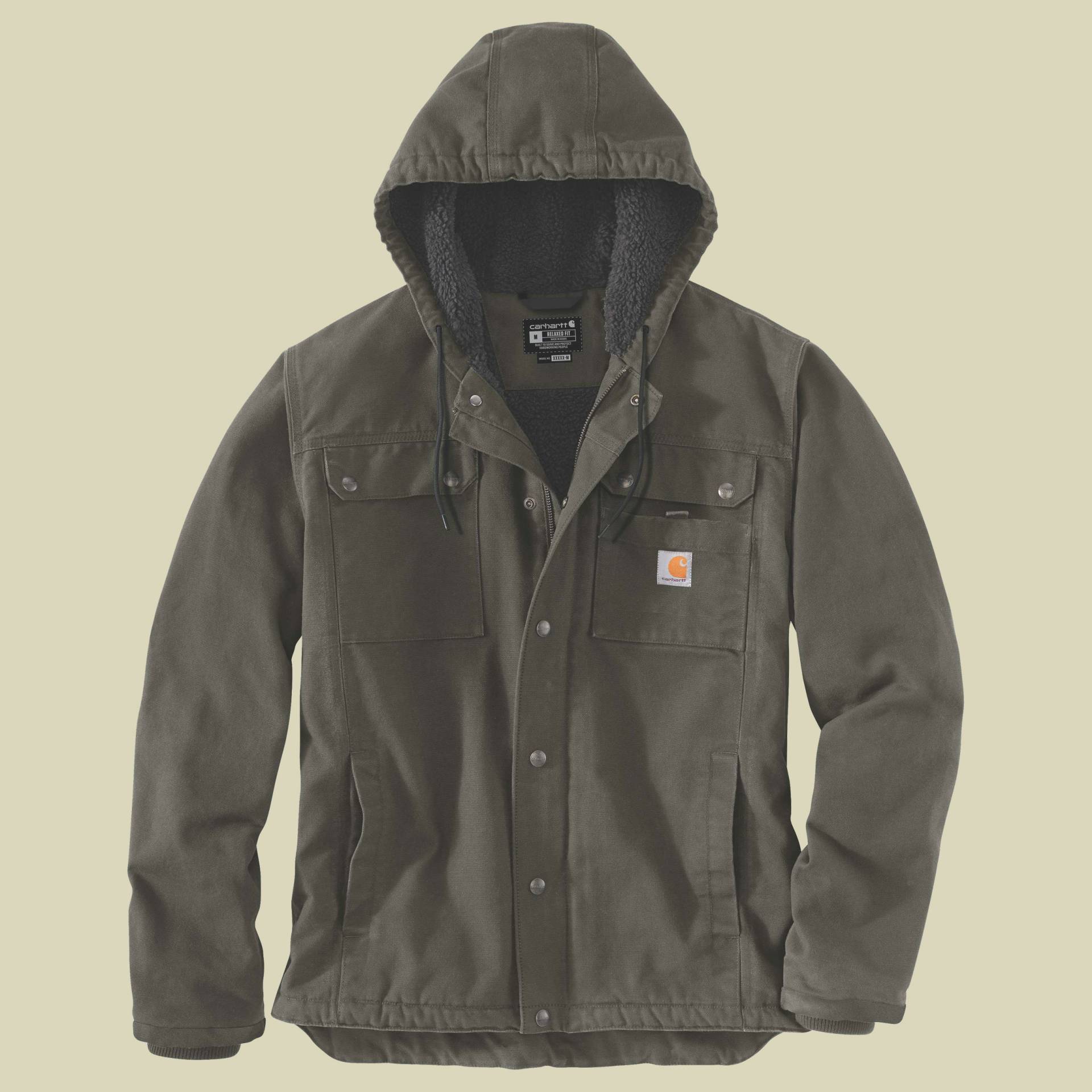 Washed Duck Sherpa-Lined Utility Jacket Men S grün - moss von Carhartt