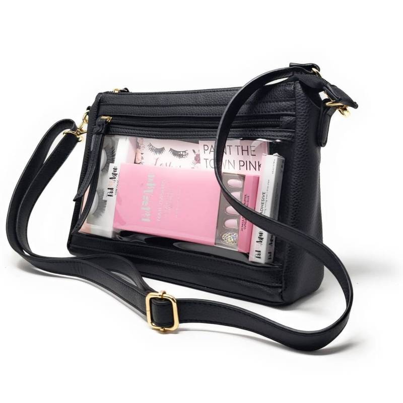 Crossbody Display Bag Vegane Leder Mlm-Vertriebstasche Crossbody Display Bag Vegane Leder Mlm-Vertriebstasche von CariWareShop