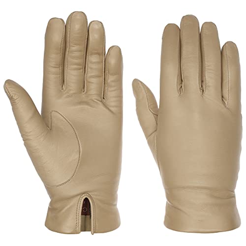 Caridei Classic Nappaleder Damenhandschuhe Fingerhandschuhe Lederhandschuhe (8 HS - beige) von Caridei