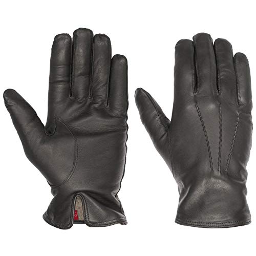 Caridei Classic Nappaleder Herrenhandschuhe Fingerhandschuhe Handschuhe Lederhandschuhe (8 1/2 HS - grau) von Caridei