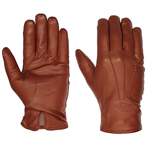 Caridei Classic Nappaleder Herrenhandschuhe Fingerhandschuhe Handschuhe Lederhandschuhe (9 HS - braun) von Caridei