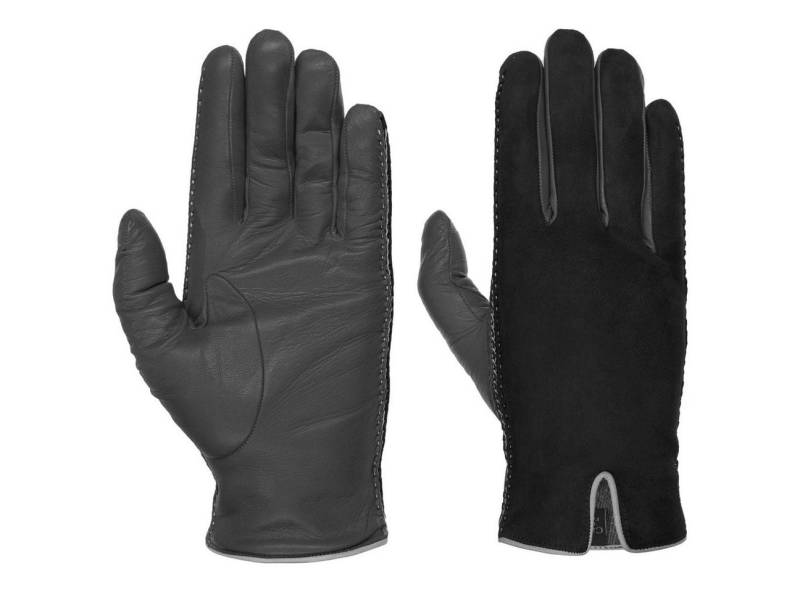 Caridei Lederhandschuhe (1-St) Fingerhandschuhe mit Futter, Made in Italy von Caridei