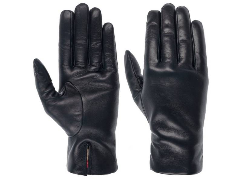 Caridei Lederhandschuhe (1-St) Fingerhandschuhe mit Futter, Made in Italy von Caridei