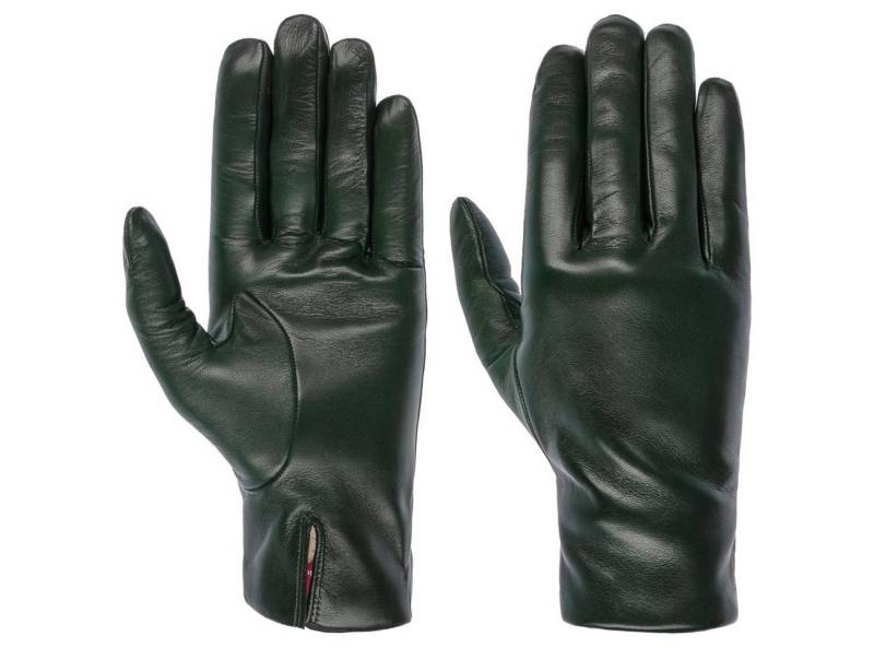 Caridei Lederhandschuhe (1-St) Fingerhandschuhe mit Futter, Made in Italy von Caridei