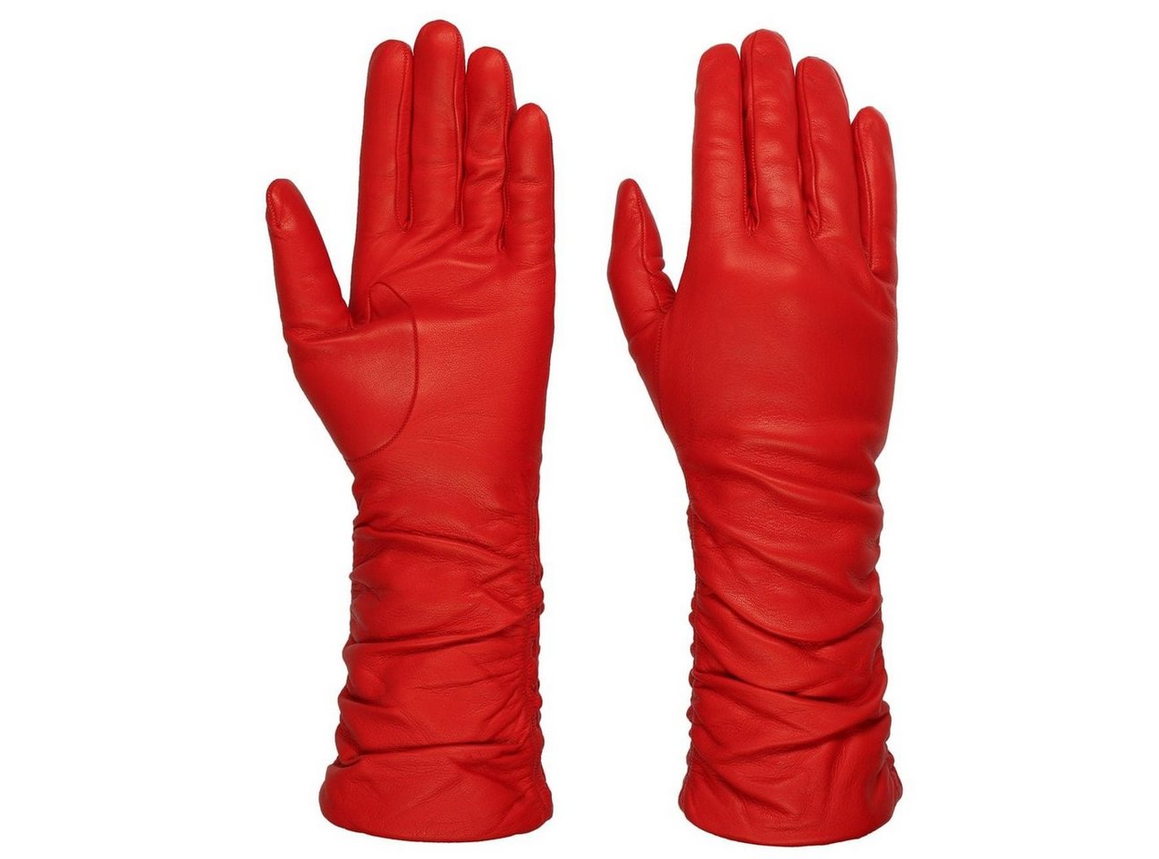 Caridei Lederhandschuhe (1-St) Fingerhandschuhe mit Futter, Made in Italy Caridei Lederhandschuhe (1-St) Fingerhandschuhe mit Futter, Made in Italy von Caridei