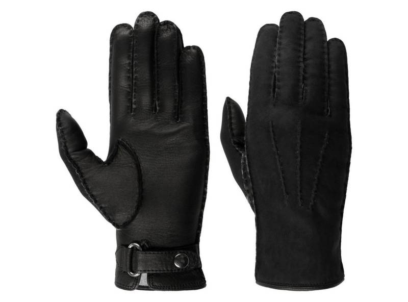 Caridei Lederhandschuhe (1-St) Handschuhe mit Futter, Made in Italy von Caridei