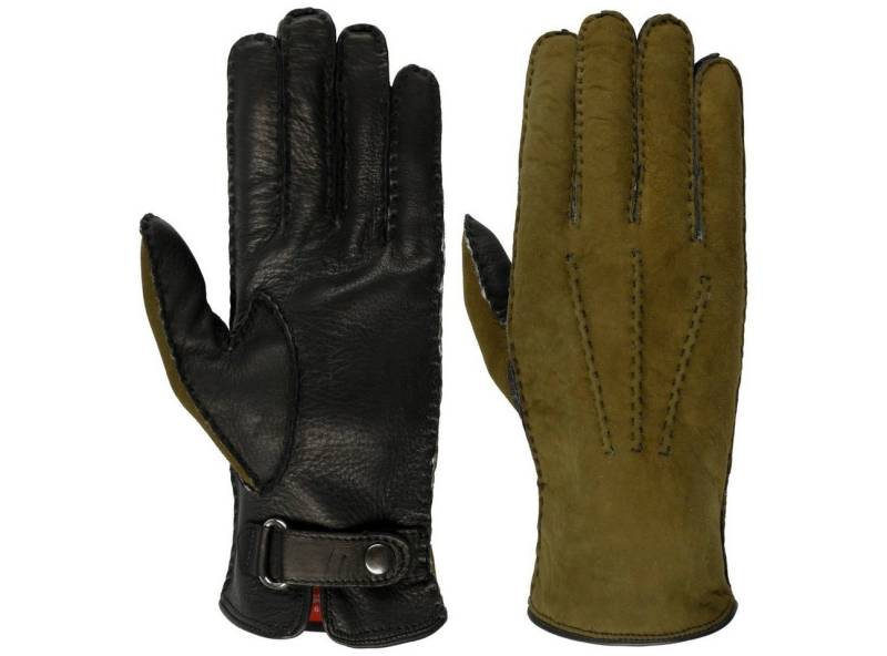 Caridei Lederhandschuhe (1-St) Handschuhe mit Futter, Made in Italy von Caridei