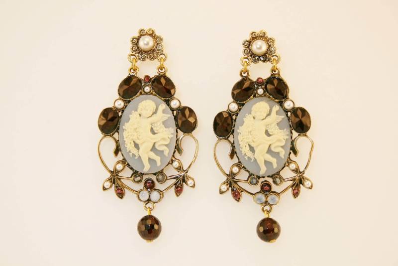 Cherub Cameo Ohrringe Cherub Cameo Ohrringe von CarinaJewels