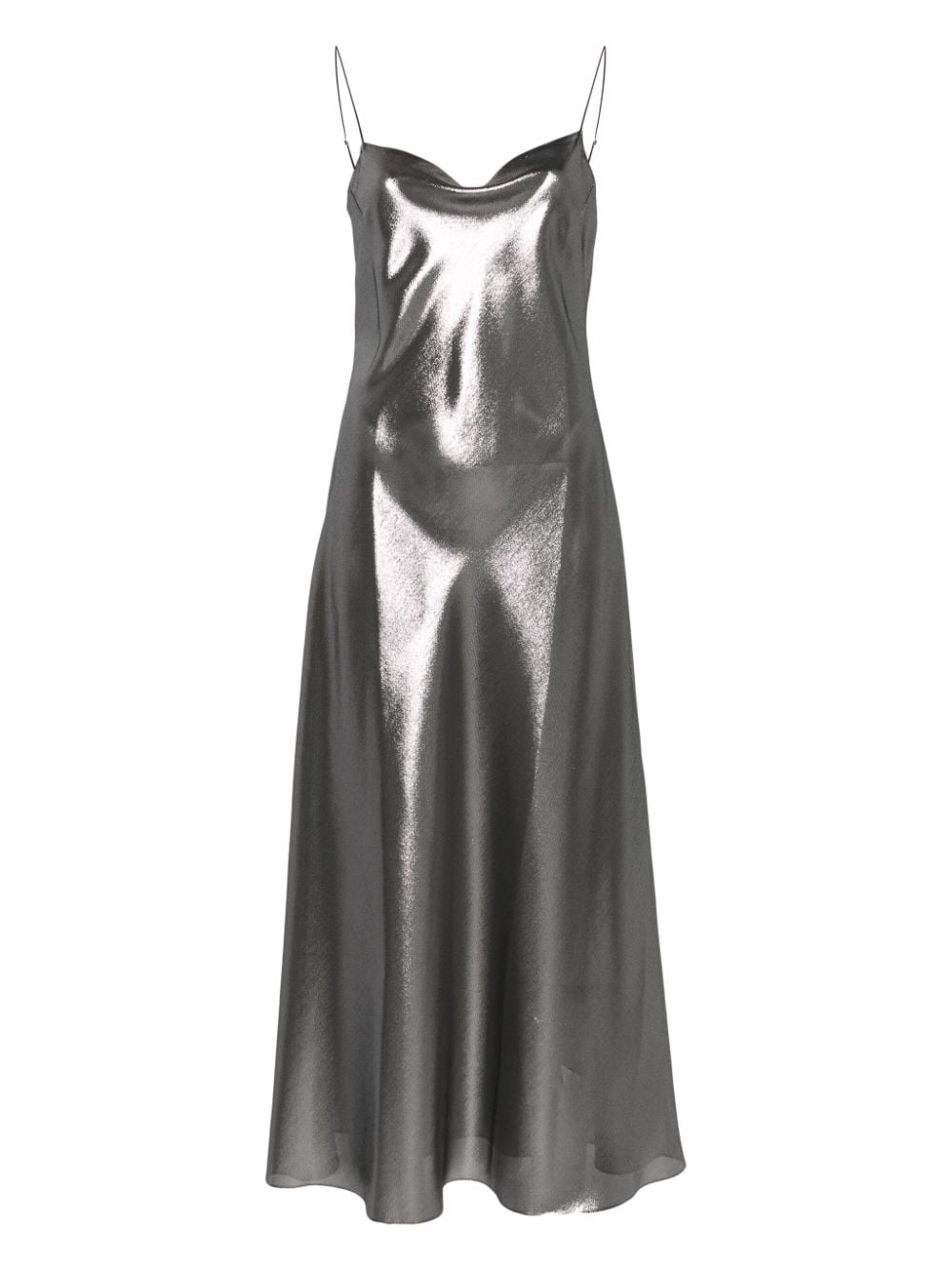 Carine Gilson Camisole-Kleid mit Spitzendetail - Silber von Carine Gilson