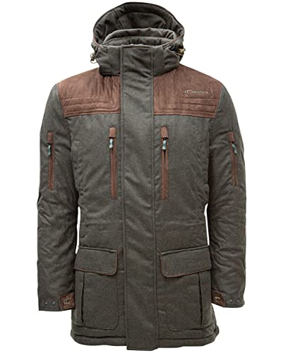 Carinthia G-LOFT Loden Parka 2.0 Herren-Winterjacke, warm gefütterte, wetterfeste, geräuscharme Jagd-Jacke mit abnehmbarer Kapuze von Carinthia