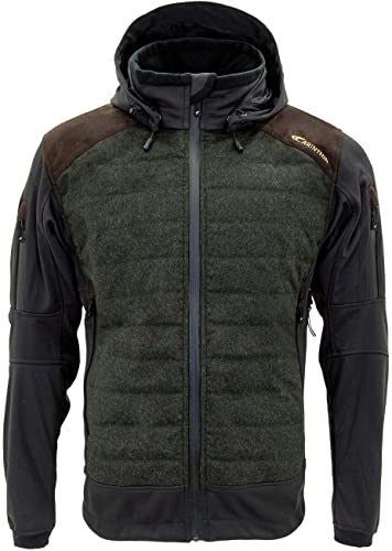 Carinthia G-Loft ISLG Jacket Herren Softshell-Lodenjacke, geräuscharme Jagdjacke, isolierte Übergangsjacke mit Wolle und Fütterung, Oliv von Carinthia