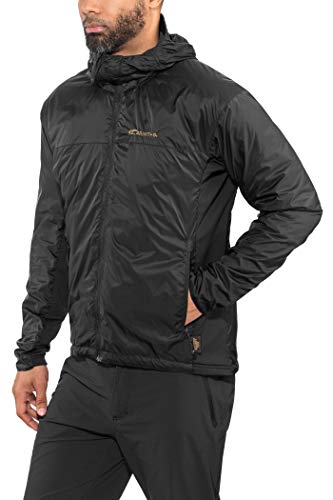 Carinthia TLG Jacket Atmungsaktive, isolierte, ultra-leichte Übergangs-Jacke Herren, winddicht mit Kapuze, Thermo-Jacke für Sport und Freizeit (Schwarz, L) von Carinthia