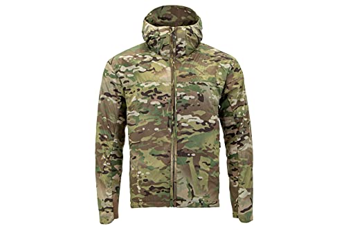 Carinthia TLG Jacket Atmungsaktive, isolierte, ultra-leichte Übergangs-Jacke Herren, winddicht mit Kapuze, Thermo-Jacke für Sport und Freizeit (Multicam, XL) von Carinthia