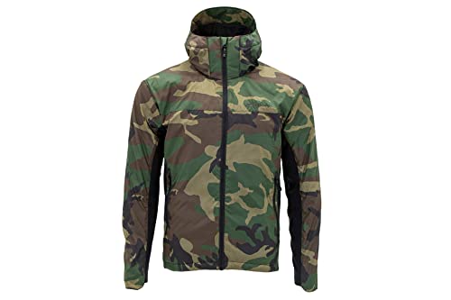 Carinthia TLG Jacket Atmungsaktive, isolierte, ultra-leichte Übergangs-Jacke Herren, winddicht mit Kapuze, Thermo-Jacke für Sport und Freizeit (Woodland, L) von Carinthia