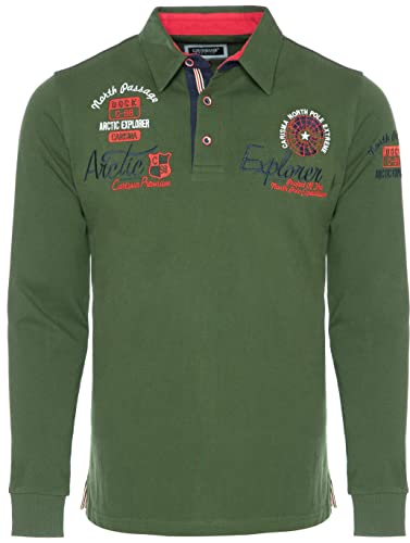 Carisma Casual Herren Longsleeve Langarmshirt Sweatshirt Poloshirt Regular Fit mit Hochwertigen Stickerei 3439 Khaki XL Carisma Casual Herren Longsleeve Langarmshirt Sweatshirt Poloshirt Regular Fit mit Hochwertigen Stickerei 3439 Khaki XL von Carisma