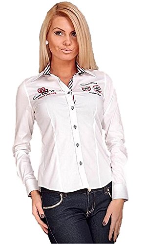 Carisma Damen Bluse CRM1002 Stickerei Weiß XXL Carisma Damen Bluse CRM1002 Stickerei Weiß XXL von Carisma