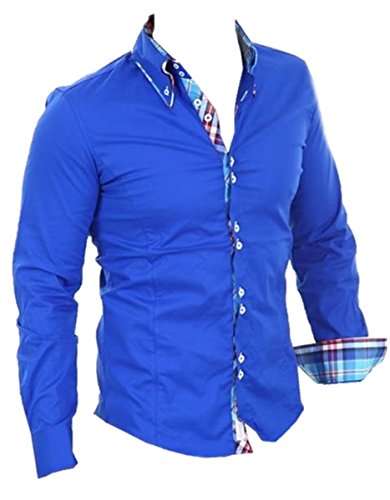 Carisma Hemd 17 Farben CRMH-110 Royalblau M von Carisma