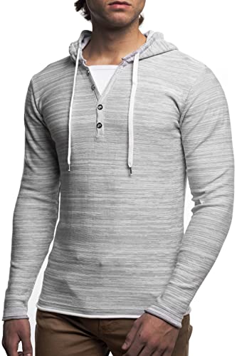 Carisma Herren Feinstrick-Pullover für Winter und Übergang ? Herren Longsleeve mit gerippten Ärmeln ? Herren Langarmshirt Rundhals-Pullover für Herren 7760 Grey 3XL von Carisma