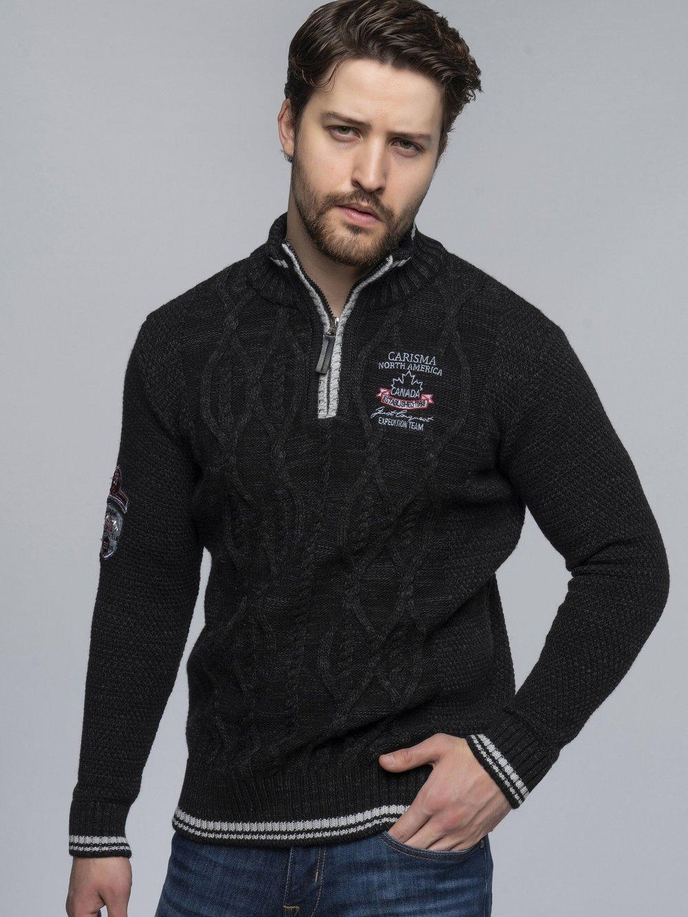 Carisma Pullover Herren, schwarz von Carisma