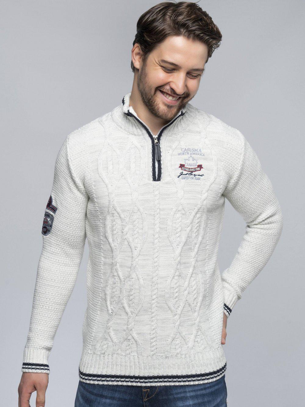 Carisma Pullover Herren, weiß von Carisma